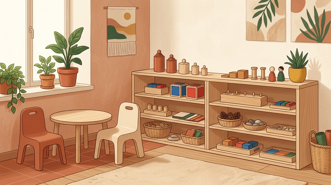 Illustrazione scuola dell'infanzia