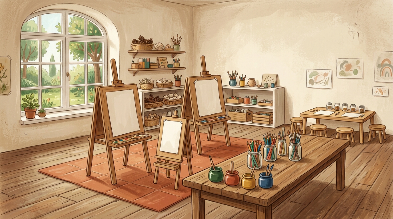 Illustrazione scuola dell'infanzia