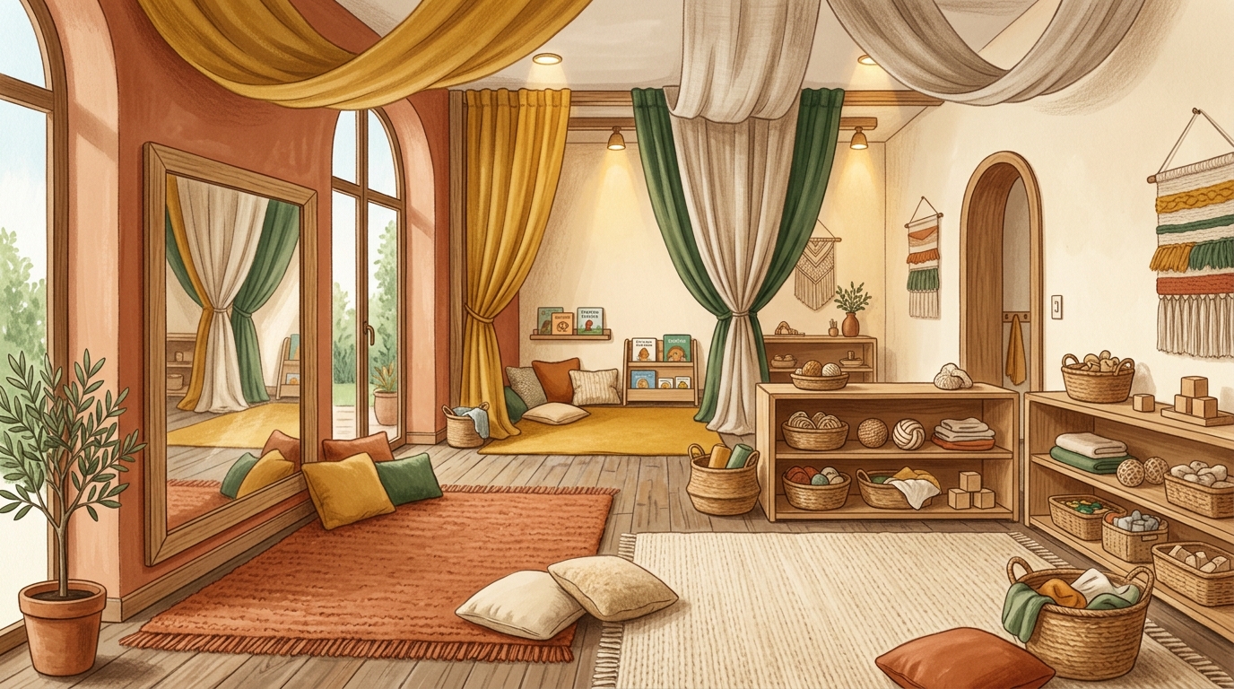 Illustrazione scuola dell'infanzia