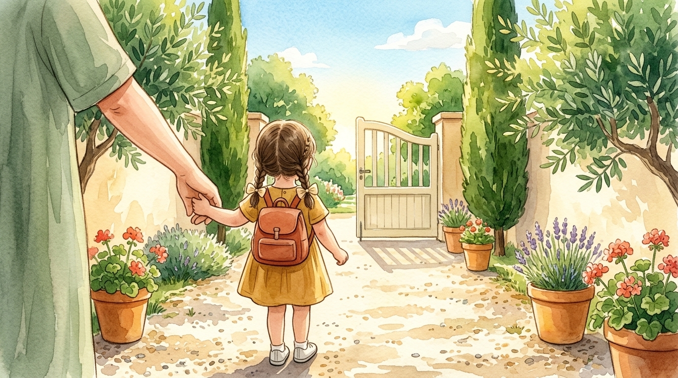 Il primo giorno di scuola materna: come attraversare quel cancello senza crollare (nessuno dei due)